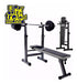 Expert Flat Folding Chest Bank for Weights and Abdominal Bar - El Rey 3