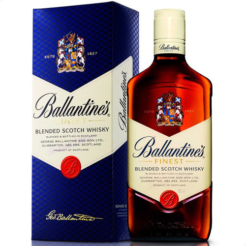 Whisky Ballantine's Finest Scottish x2 + Gift Ice Bucket 1