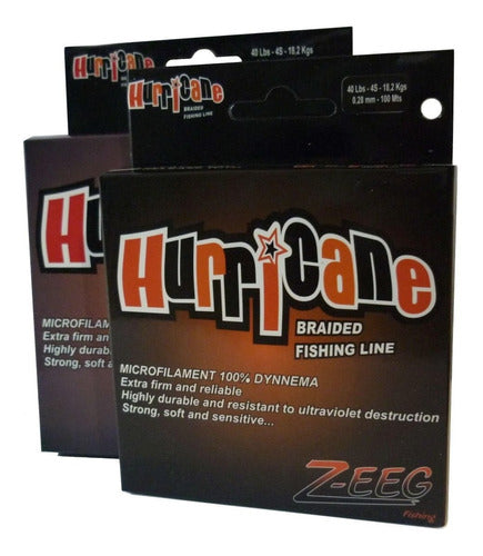 Multifilamento Hilo Z-eeg  0,12mm 20 Lbs (9.1 Kg) 100 Mts 0