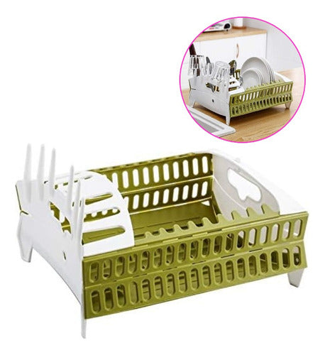 OMS Folding Drying Rack for Dishes and Utensils 0