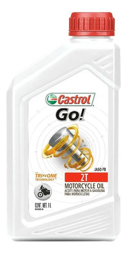 Castrol Go! 2T Mineral Lubricant Oil 1L 0