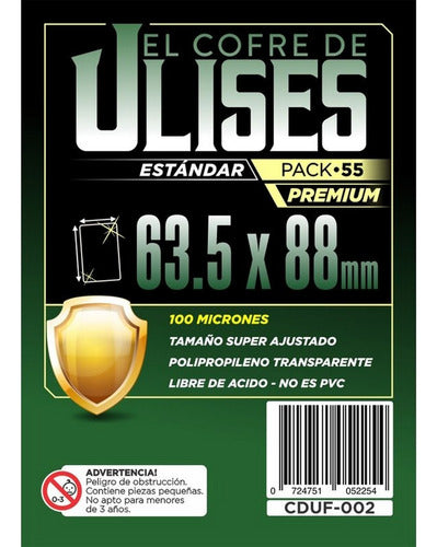 El Cofre de Ulises Premium Standard Card Sleeves 63.5x88 X55 0