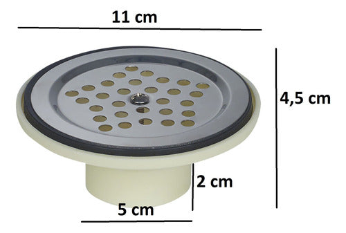 VML Sink Drain Strainer 50mm Pack of 4 1