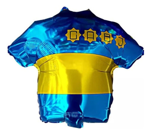 LOW Globo Camiseta Boca Juniors Metal Azul Y Amarillo X 10 U 1