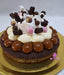 SS GOURMET Torta Brownie Dulce De Leche Crema Marroc Chocolate Rosa 0