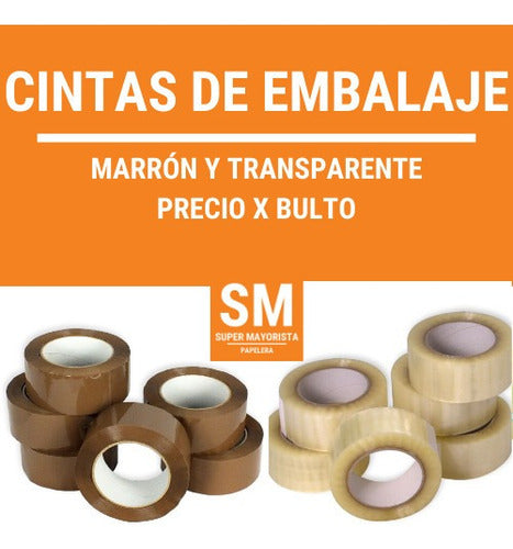 SuperMayorista Packing Tape Fragile 48x100 Pack X54u 6