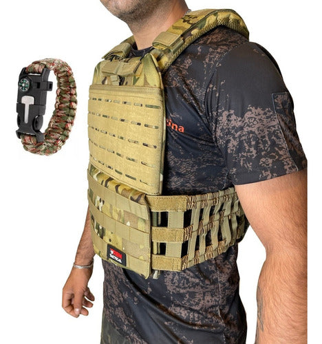 Rbn Tactical 473 Molle Vest and Multi-Tool Bracelet 0