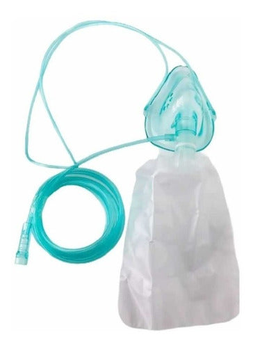 H&G Oxygen Mask with Reservoir, Valves, and Port 0