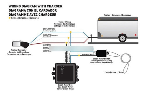 CARLITUR Electric Brake Controller for Trailer or Caravan 2