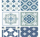 Azulejo Autoadhesivo Celeste X6u 15x15cm Muresco Wallsticker 0