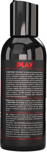 Tônico Capilar Play 120ml Barba Crescer Pacote 6 Unidades 6