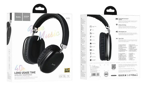 Auriculares Inalambricos Vincha Hoco W35 - Negro 1