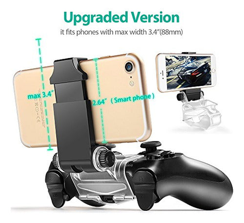 Ps4 Wireless Controller Phone Clip Holder Clamp Mount Stand 3