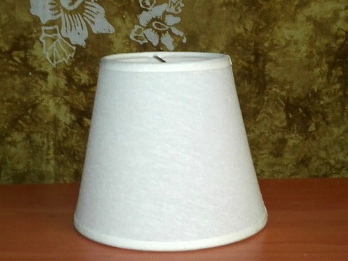 White Conical Lampshade 9-14/12 cm Height 1
