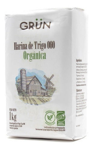 Grün Organic Wheat Flour 000 1 Kg 0