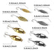 LASER·FISH Fishing Lures Baits Hooks Fly Fishing Kit 93 Pieces 4