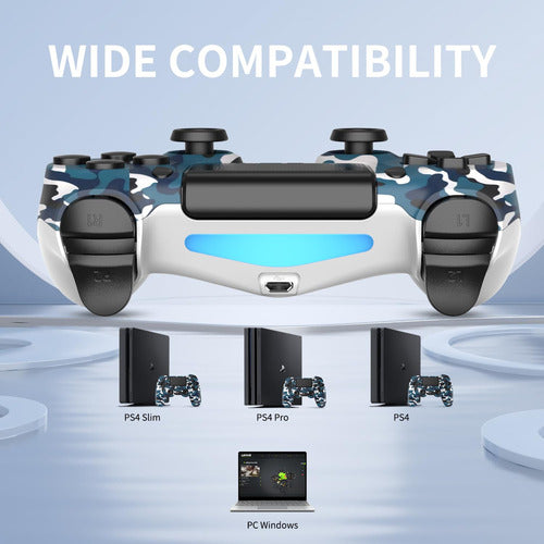 Ysokk Wireless Controller for PS4, 1000mAh, Dual Vibration 2