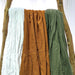 Aires del Sur Wrinkled Chiffon Table Runner Green 220x70 cm 4