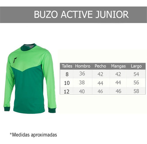 Reusch Junior Active Long Sleeve Goalkeeper Jersey 1