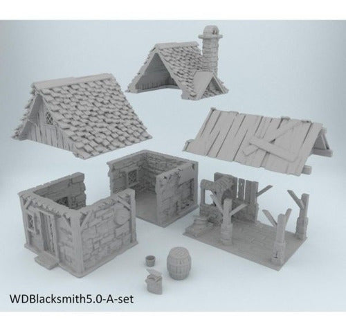 D&D Warhammer RPG Wargame 3D Blacksmith 3