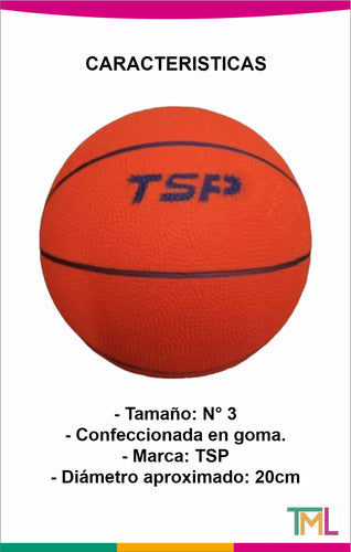 TSP Large Light Basketball Size 5 for Indoor and Outdoor Use 2