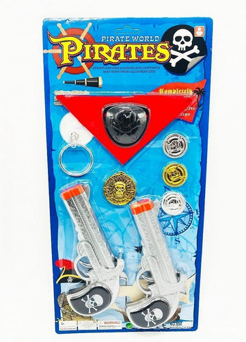 Faydi Blister Set Pirate 2 Guns Coins Pendant And Ring 0