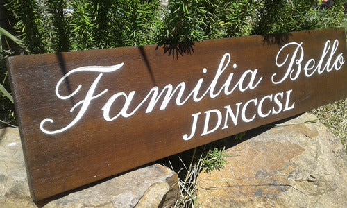 DeArtesanos Carved Sign for Outdoor Homes, Businesses, Logos 5