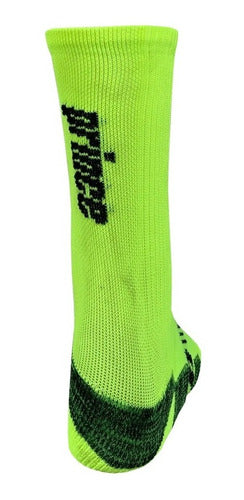 Prince Warrior Tech Padel Tennis Squash Fluorescent Yellow Socks 1