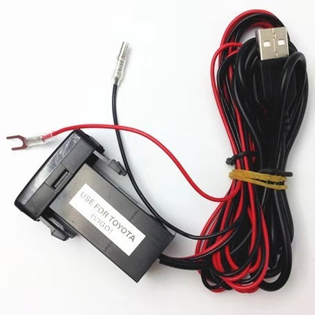 USB Port for Toyota Hilux for Data and Charging 4
