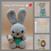 Pata.de.lana.amigurumis Handmade Easter Bunny + Milk Chocolate Egg 6