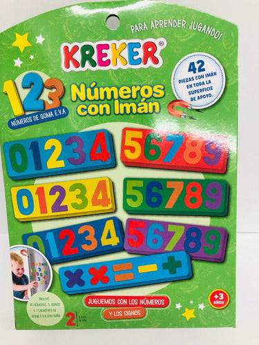 Numeros Imantados En Toda La Superficie De Apoyo Kreker 1