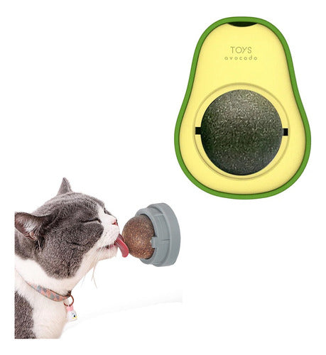 Interactive Cat Toy with Rotating Catnip for Wall 7