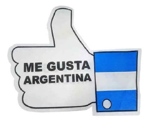 Mano De Tela De Cotillon Me Gusta Argentina X 5 Un 0