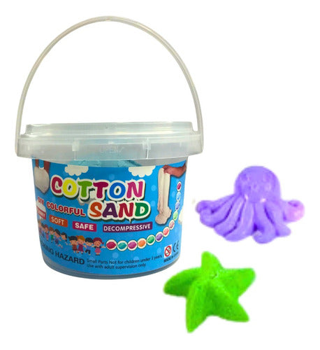Magic Kinetic Sand in Pot with Molds Accessories 200 g 0