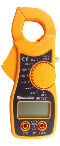 VT-POWER Combo Multimeter Thermometer Clamp Ammeter Voltage Detector 1