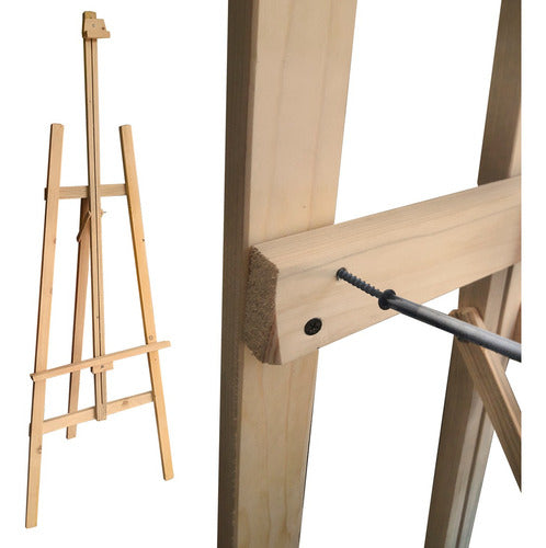 Professional Wooden Easel for Assembly 180cm 1