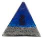 Orgonitos® Tetrahedral Blue Pyramid with Tourmaline 0