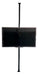 Columna Giratoria Para Tv 360° De 0,80 Cm Negro 0