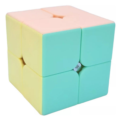 Qytoys Cubo Magico 2x2x2 Carbonico Antiestres Moyu Pastel Macaron C 1