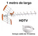 Antena Tv Exterior Tv Digital Full Hd Largo Alcance 1