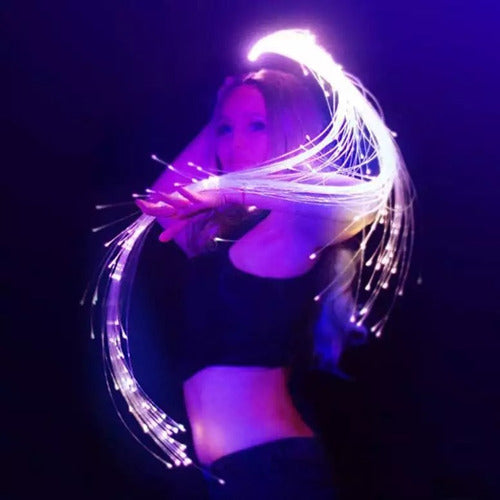 LED Whip with Fiber Optic Light for Luminous Costume 1