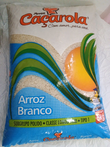 Arroz Caçarola Arroz Branco 5kg 2