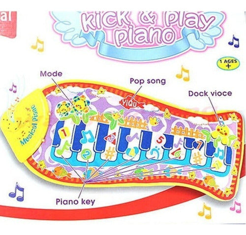 Musical Fish Animal Touch Mat Kick Fun Piano J 7