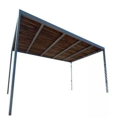 Construccion De Pergolas En Hierro Y Madera 0