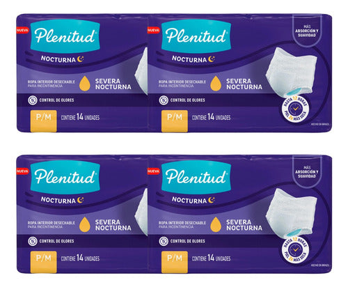 Plenitud Combo X4 Adult Nighttime Underwear P/M 14 Units 0