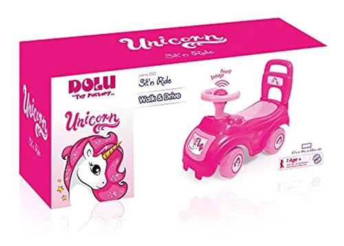 Dolu Toys - Pink Unicorn Sit And Ride 1