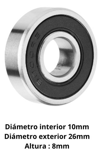 Rodamiento 607-2rsh Timken 1