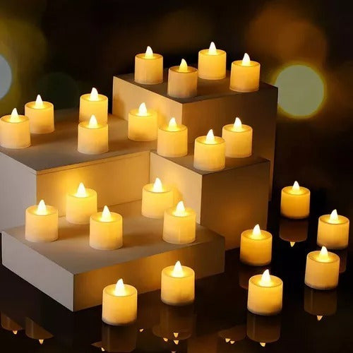 LED Warm Candle Souvenir Table Decoration with Batteries for Party Ambiance 2