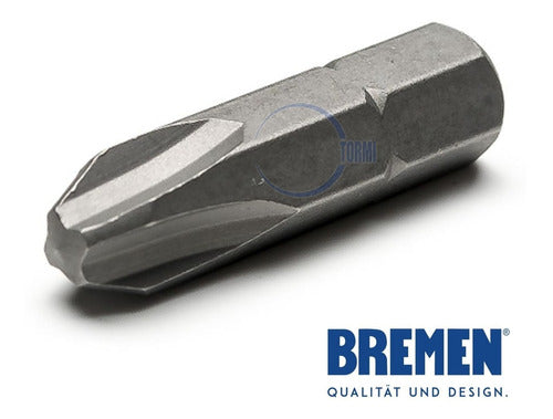 Bremen® 10-Pack 25mm Phillips Screwdriver Tips 1/4" 1
