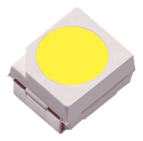 Demasled Pack of 100 SMD 3528 Cool White 6000K LED 35mm 0